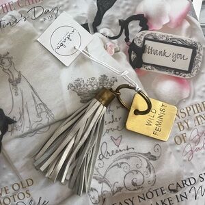 Wild Feminist Tassel Keychain
